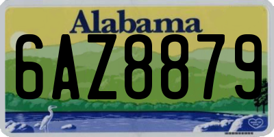AL license plate 6AZ8879