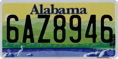 AL license plate 6AZ8946