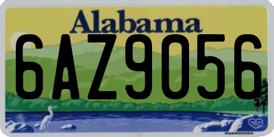 AL license plate 6AZ9056