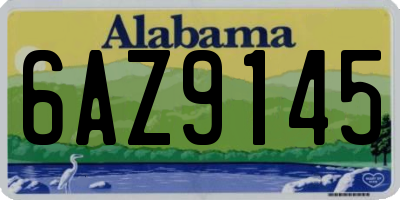 AL license plate 6AZ9145