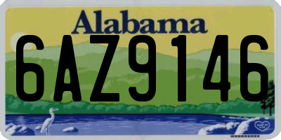 AL license plate 6AZ9146