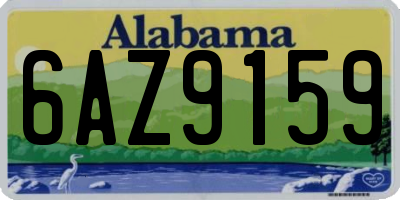 AL license plate 6AZ9159