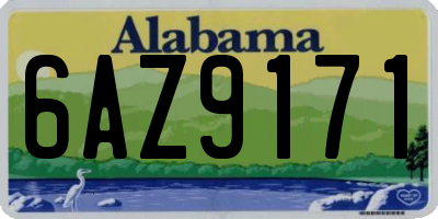 AL license plate 6AZ9171