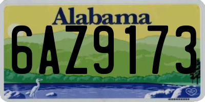 AL license plate 6AZ9173