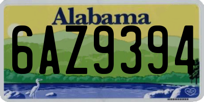 AL license plate 6AZ9394
