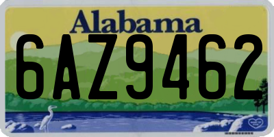 AL license plate 6AZ9462