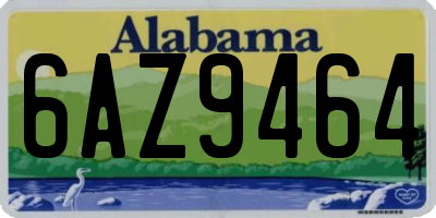 AL license plate 6AZ9464
