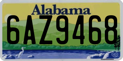 AL license plate 6AZ9468