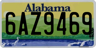 AL license plate 6AZ9469