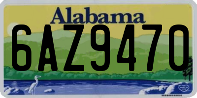 AL license plate 6AZ9470