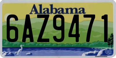 AL license plate 6AZ9471