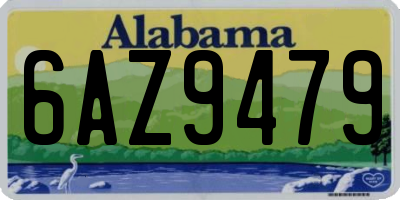 AL license plate 6AZ9479
