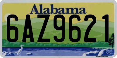 AL license plate 6AZ9621