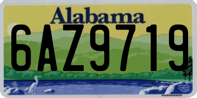 AL license plate 6AZ9719