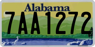 AL license plate 7AA1272