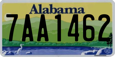 AL license plate 7AA1462