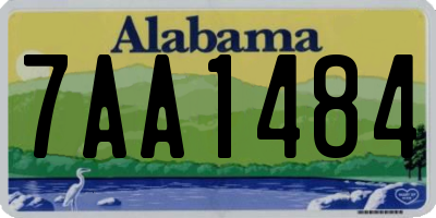 AL license plate 7AA1484