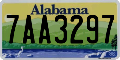 AL license plate 7AA3297