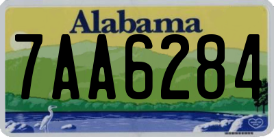AL license plate 7AA6284