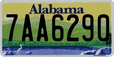 AL license plate 7AA6290