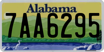 AL license plate 7AA6295