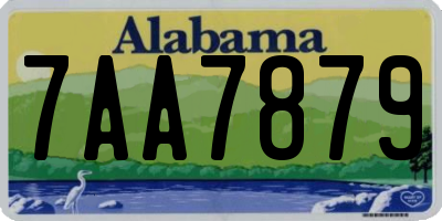 AL license plate 7AA7879