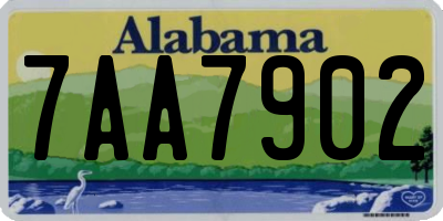 AL license plate 7AA7902