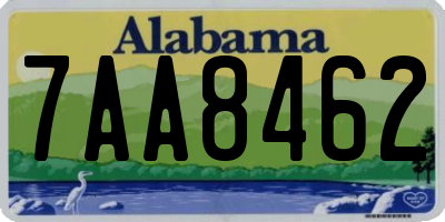 AL license plate 7AA8462