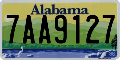 AL license plate 7AA9127