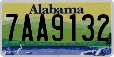 AL license plate 7AA9132