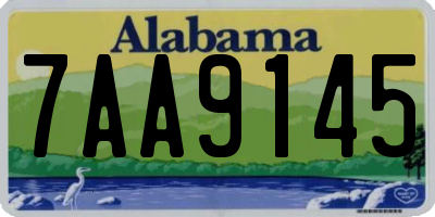 AL license plate 7AA9145