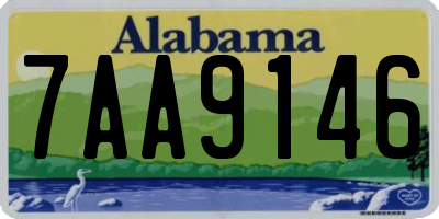 AL license plate 7AA9146