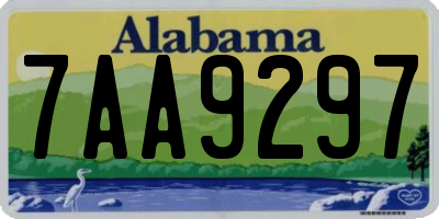 AL license plate 7AA9297