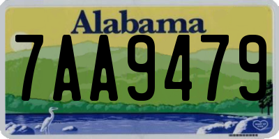 AL license plate 7AA9479