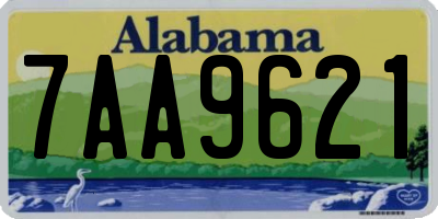 AL license plate 7AA9621