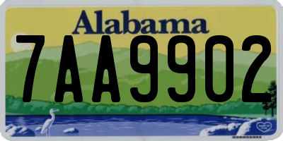 AL license plate 7AA9902