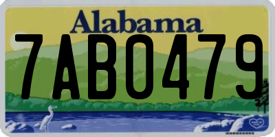 AL license plate 7AB0479