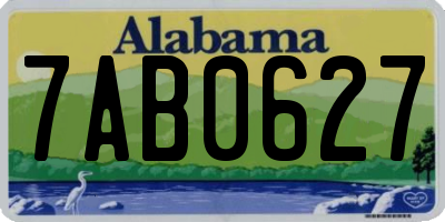AL license plate 7AB0627