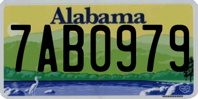 AL license plate 7AB0979
