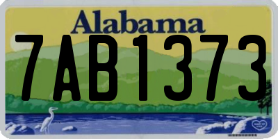 AL license plate 7AB1373