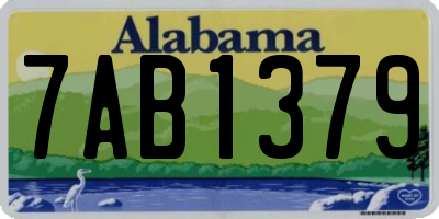 AL license plate 7AB1379