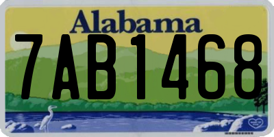 AL license plate 7AB1468