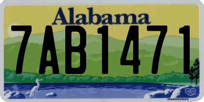 AL license plate 7AB1471