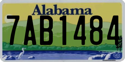 AL license plate 7AB1484