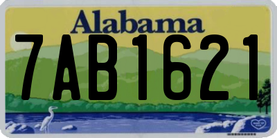 AL license plate 7AB1621
