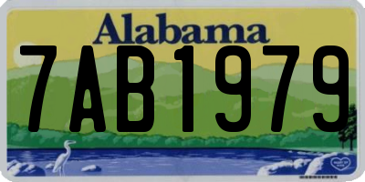 AL license plate 7AB1979