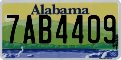 AL license plate 7AB4409