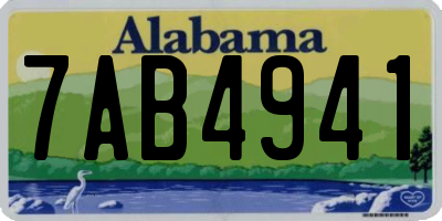 AL license plate 7AB4941