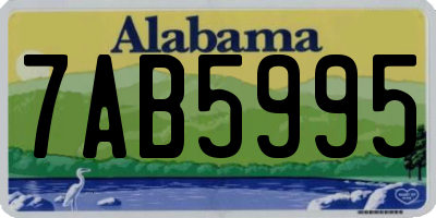 AL license plate 7AB5995