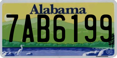 AL license plate 7AB6199